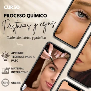 Procesos Químicos: Lifting de pestañas y laminado de cejas